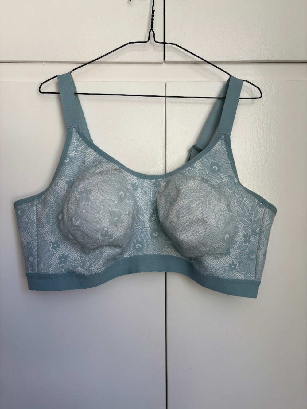 Cacique Cotton Scoop-Neck No-Wire Bra 44DDD